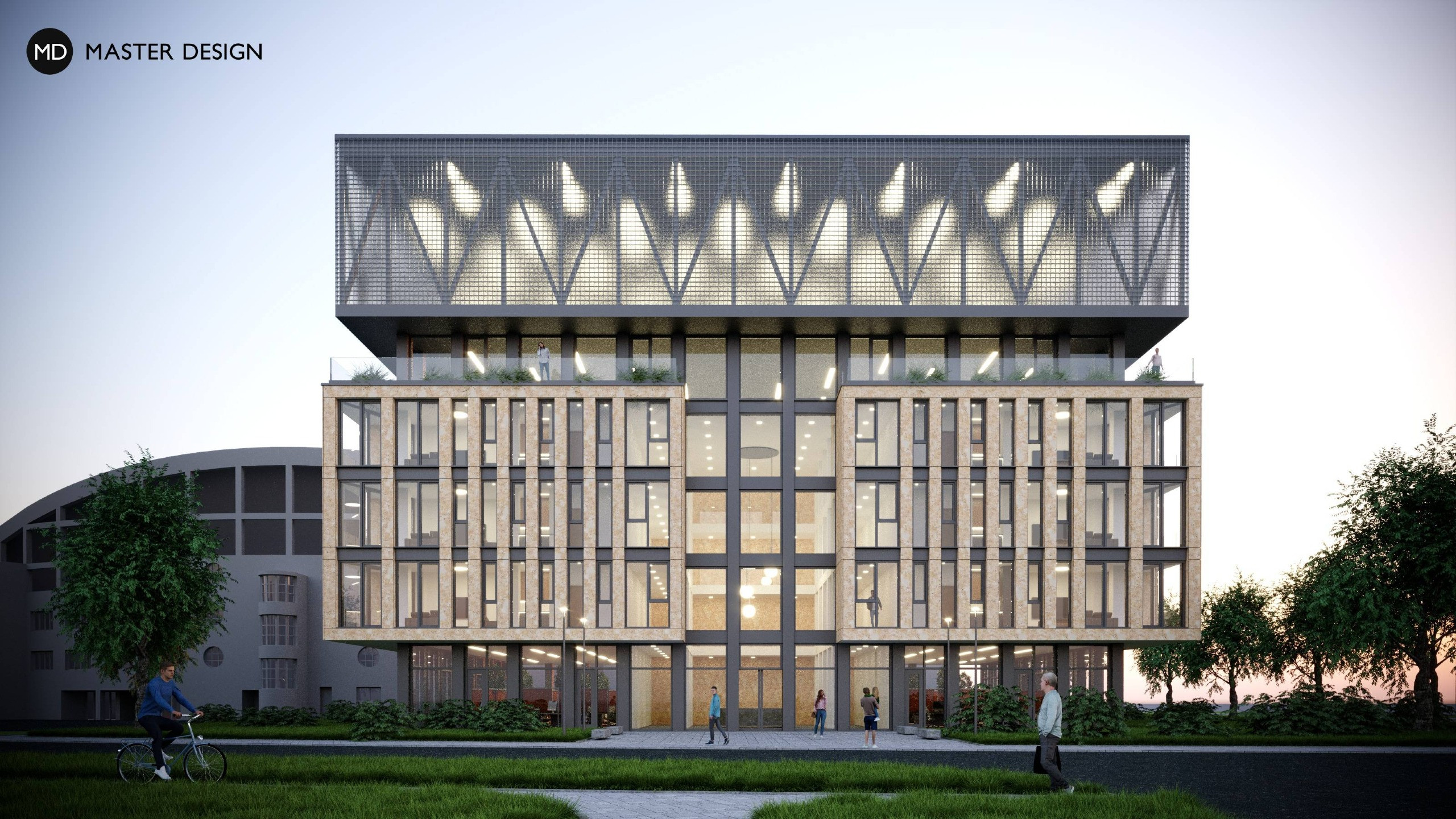 Multifunkční dům pro sportovceOlomouc - vizualizace2