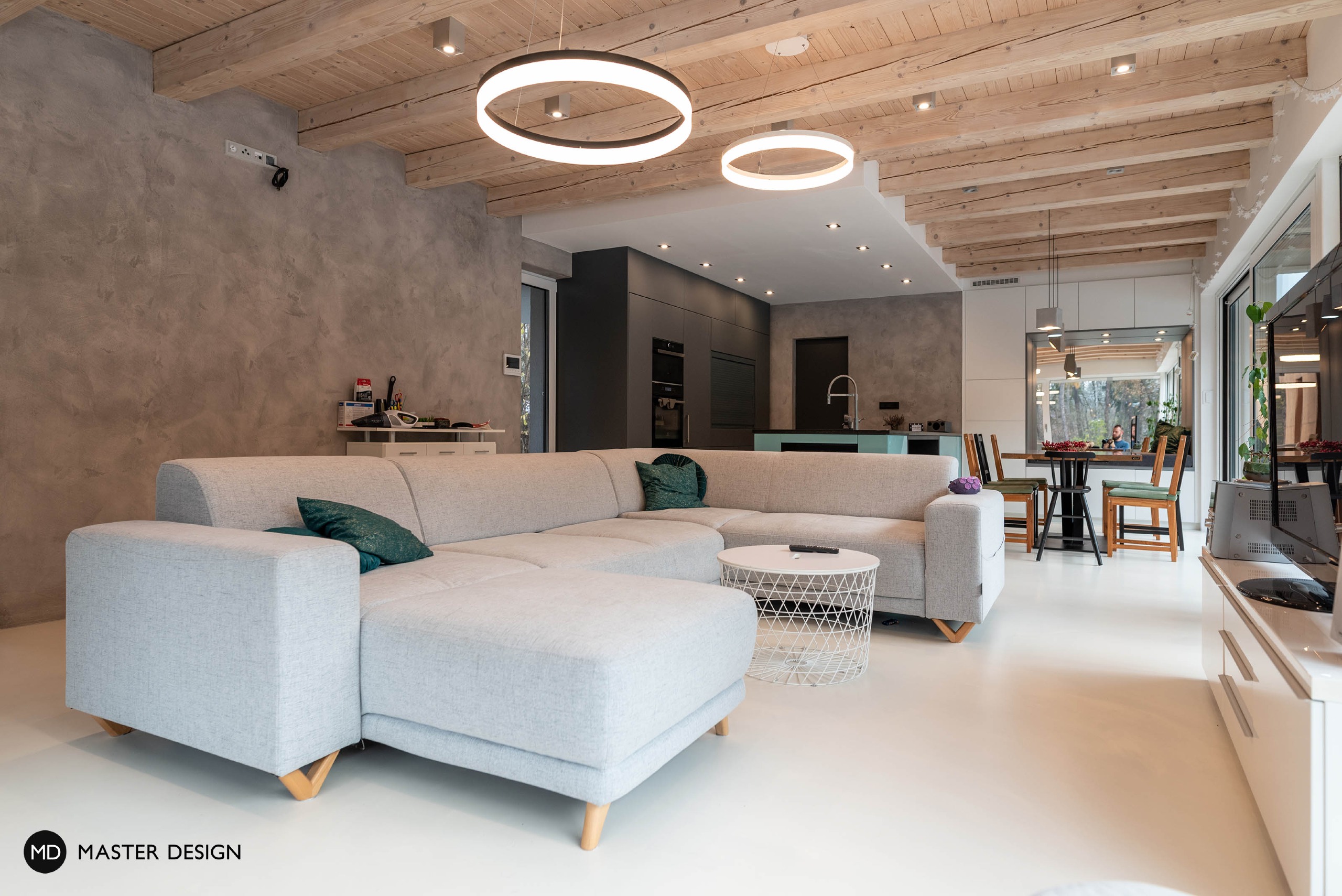 Bungalow by Forest with Wooden Cladding of the FacadesKrmelín - visualisation9
