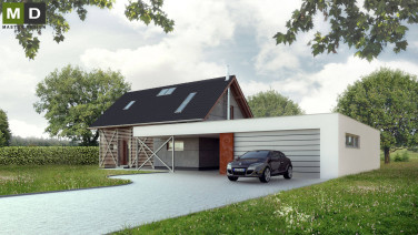 Rekonstrukce rodinného domu na luxusní a nízkoenergetický - Kojkovice u Třince - hlavní vizualizace