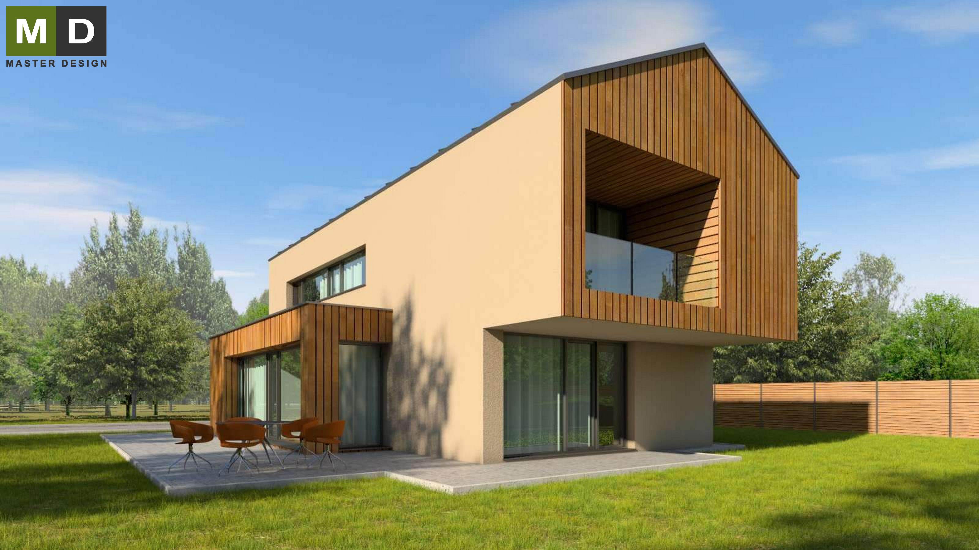 Economic house with attic and garageBílovec - visualisation2 Economic house with attic and garageBílovec - visualisation2