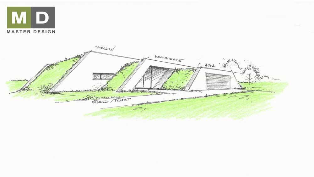 Luxury villa with green roof - Praha Újezd u Průhonic - preview