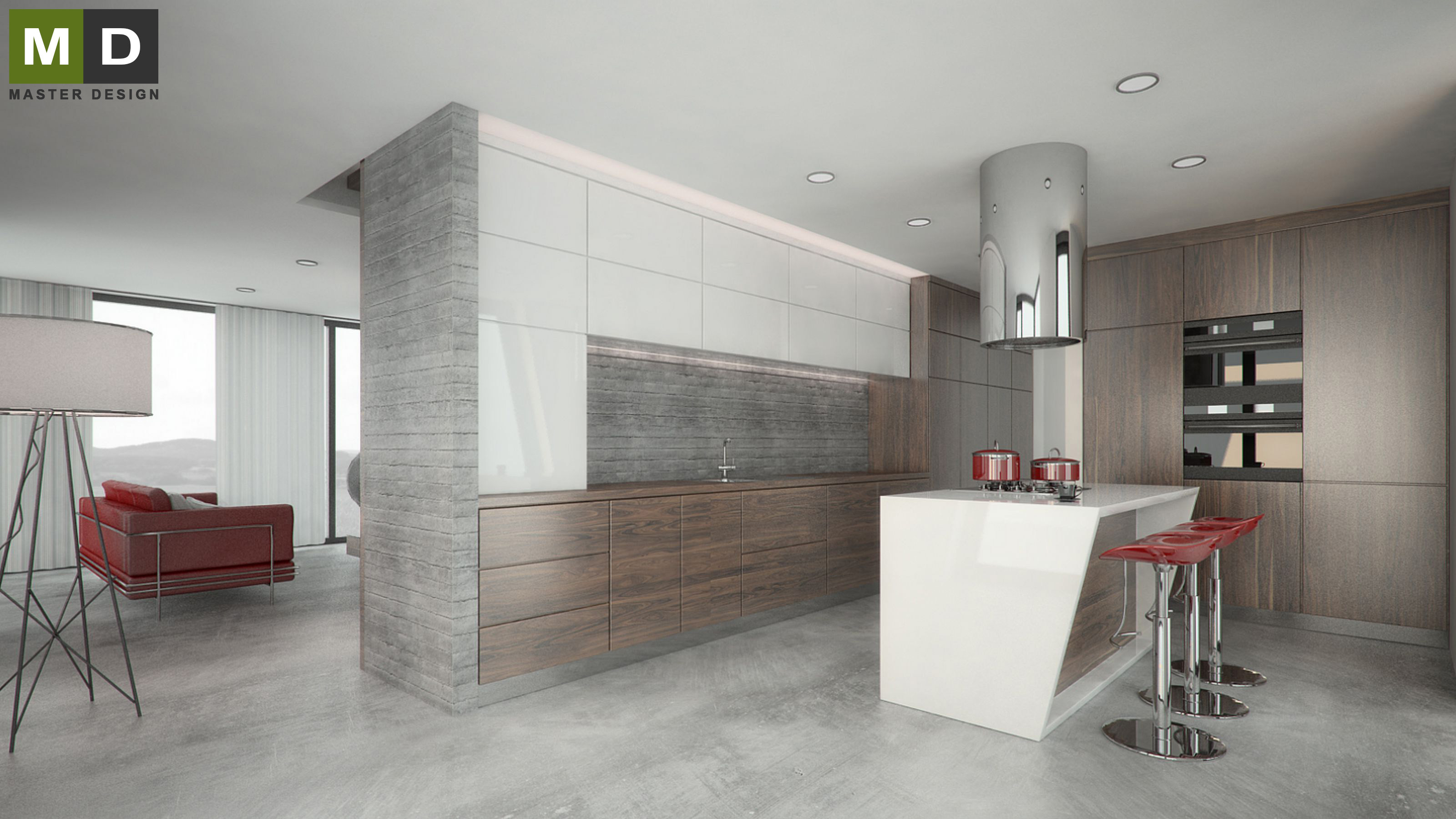 Luxury house interiorBeroun - visualisation2 Luxury house interiorBeroun - visualisation2