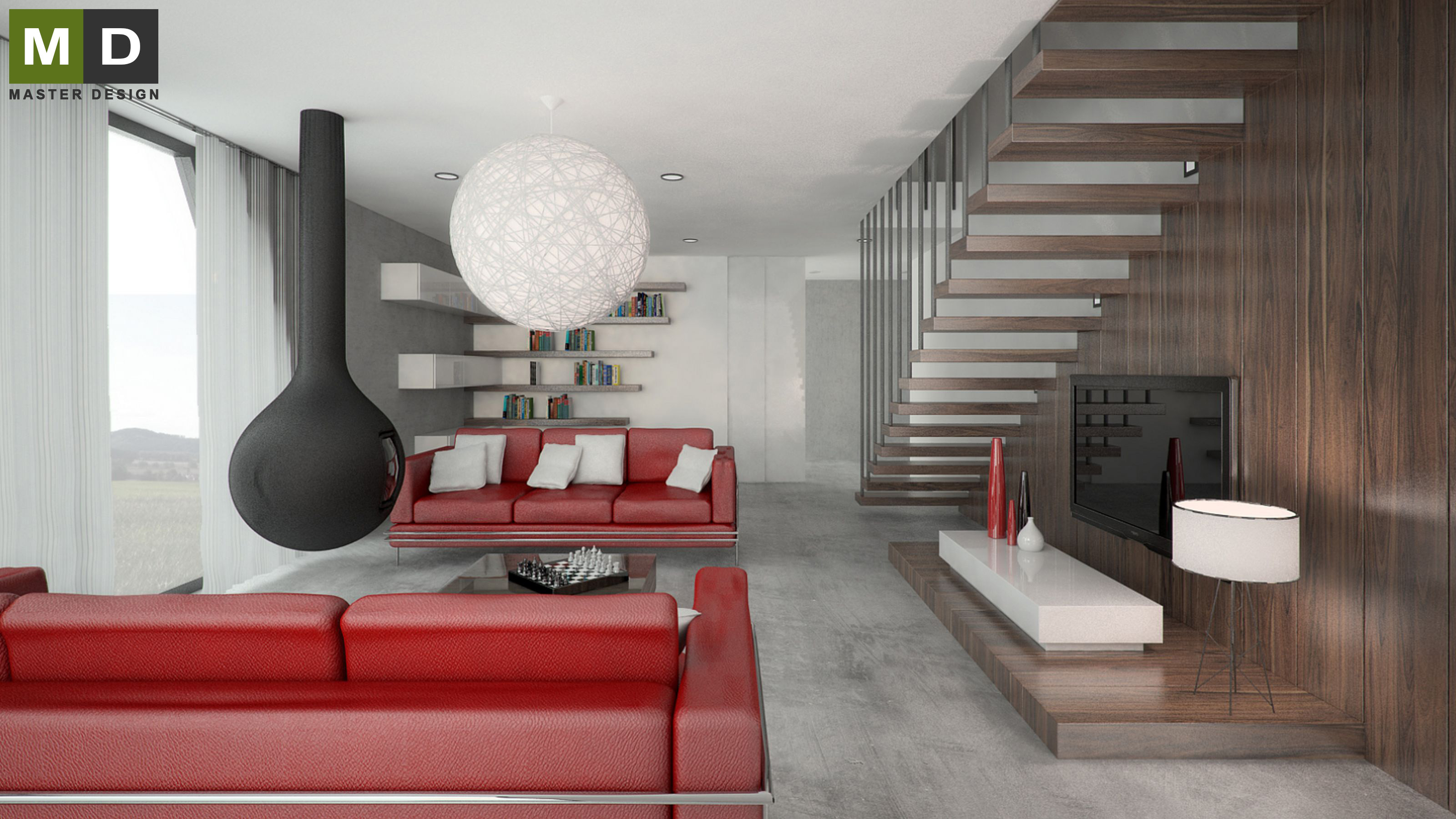 Luxury house interiorBeroun - visualisation6 Luxury house interiorBeroun - visualisation6