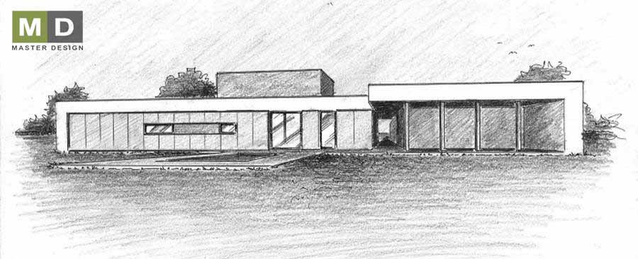 Luxury bungalow with a flat roofHavířov - visualisation2