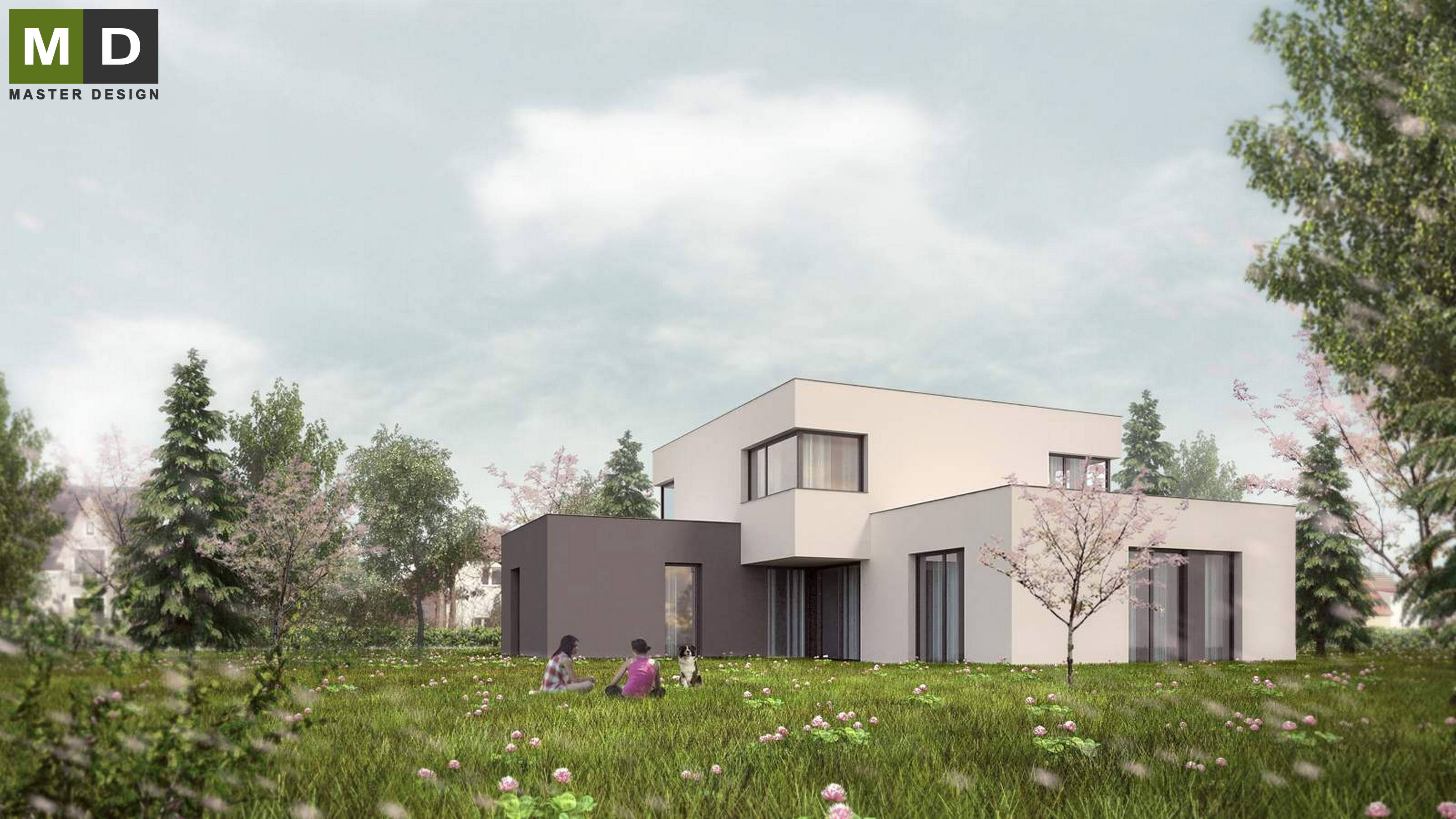 Economical two-storey house composed of blocks - Praha Kbely - preview