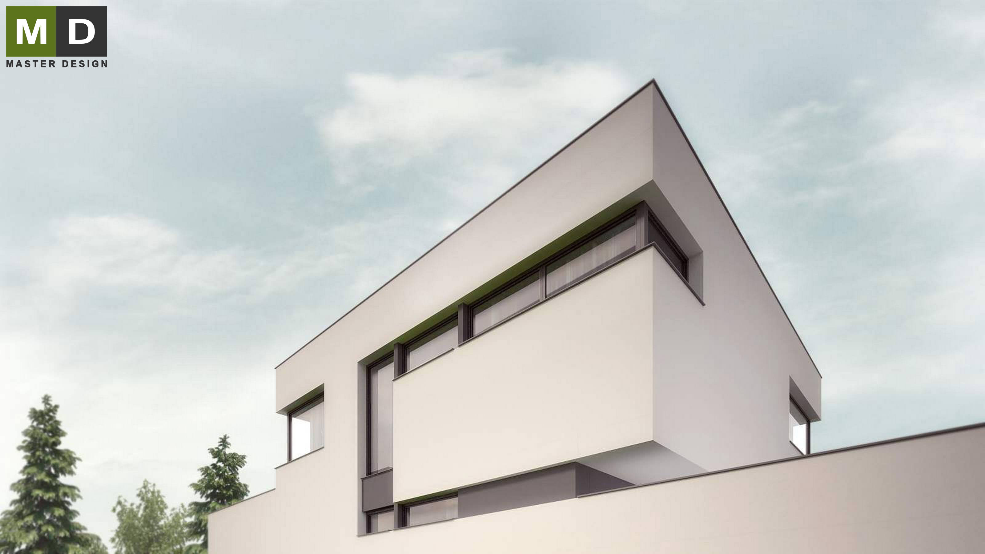 Economical two-storey house composed of blocksPraha Kbely - visualisation3 Economical two-storey house composed of blocksPraha Kbely - visualisation3