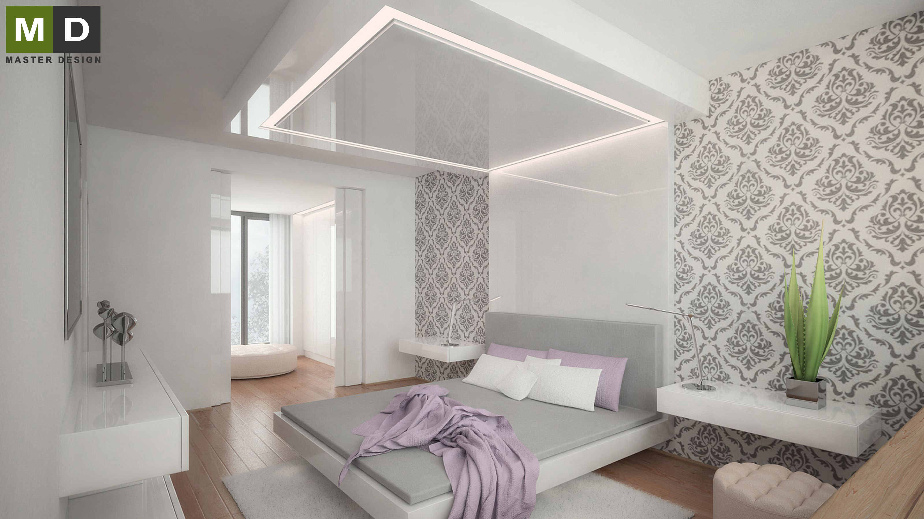 The interior of a terraced housePraha Vokovice - visualisation4 The interior of a terraced housePraha Vokovice - visualisation4