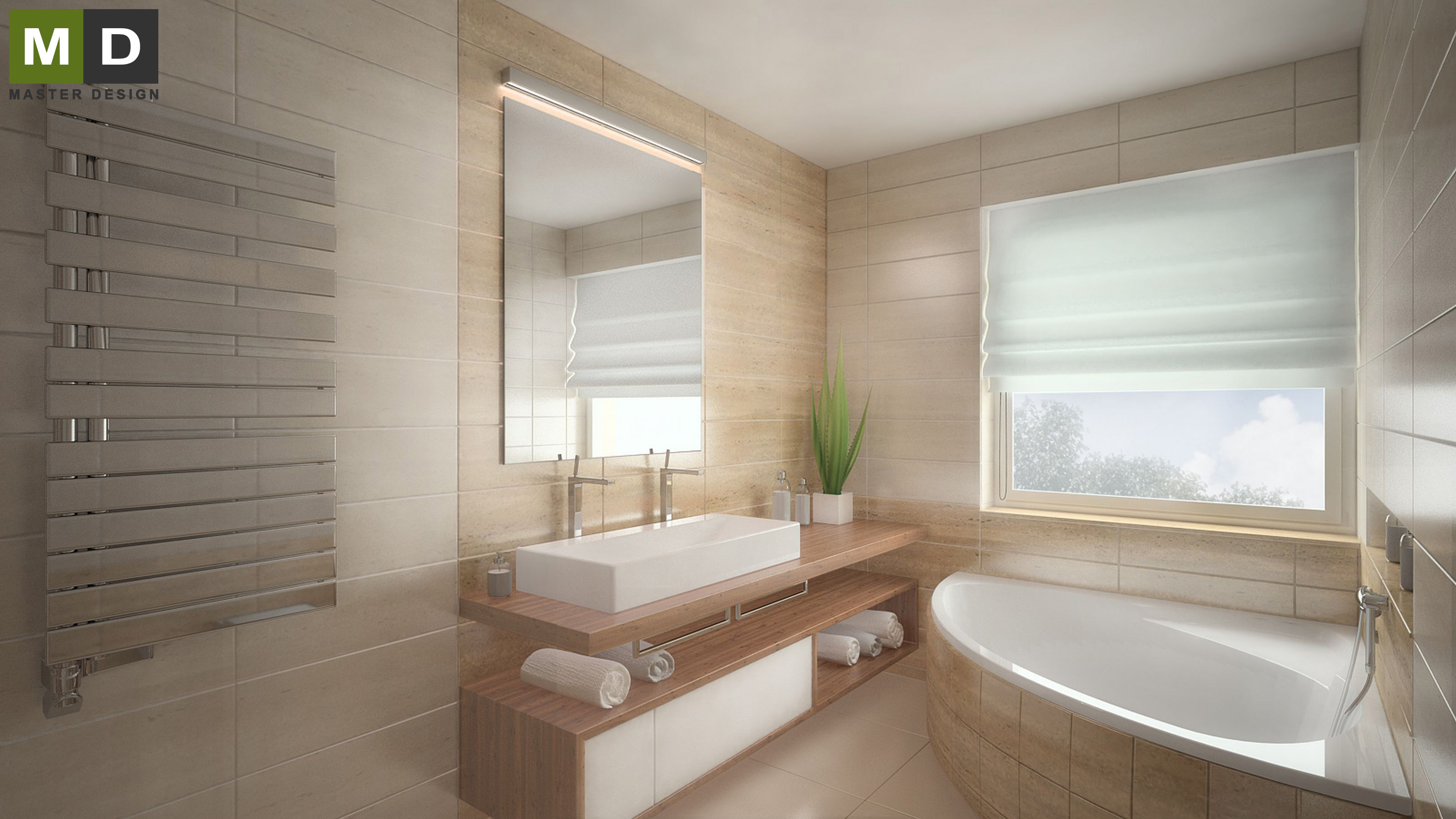The interior of the house on a slopeBeroun - visualisation4 The interior of the house on a slopeBeroun - visualisation4