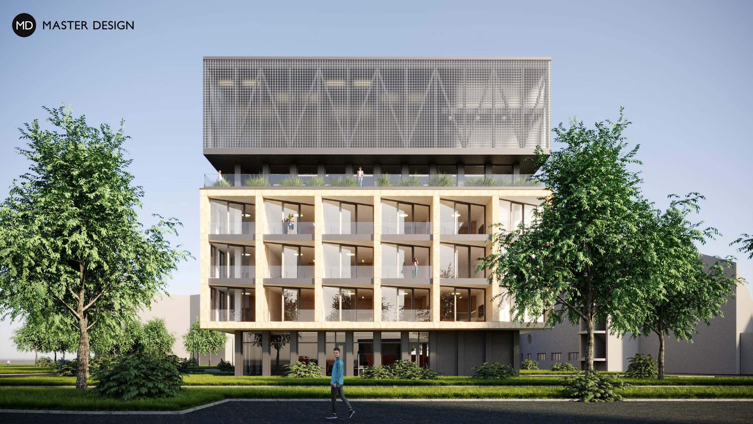 Multifunkční dům pro sportovceOlomouc - vizualizace5