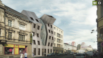 Multifunctional house in the gap - Ostrava - main visualisation