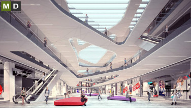 Obchodní centrum - Liberec - hlavní vizualizace