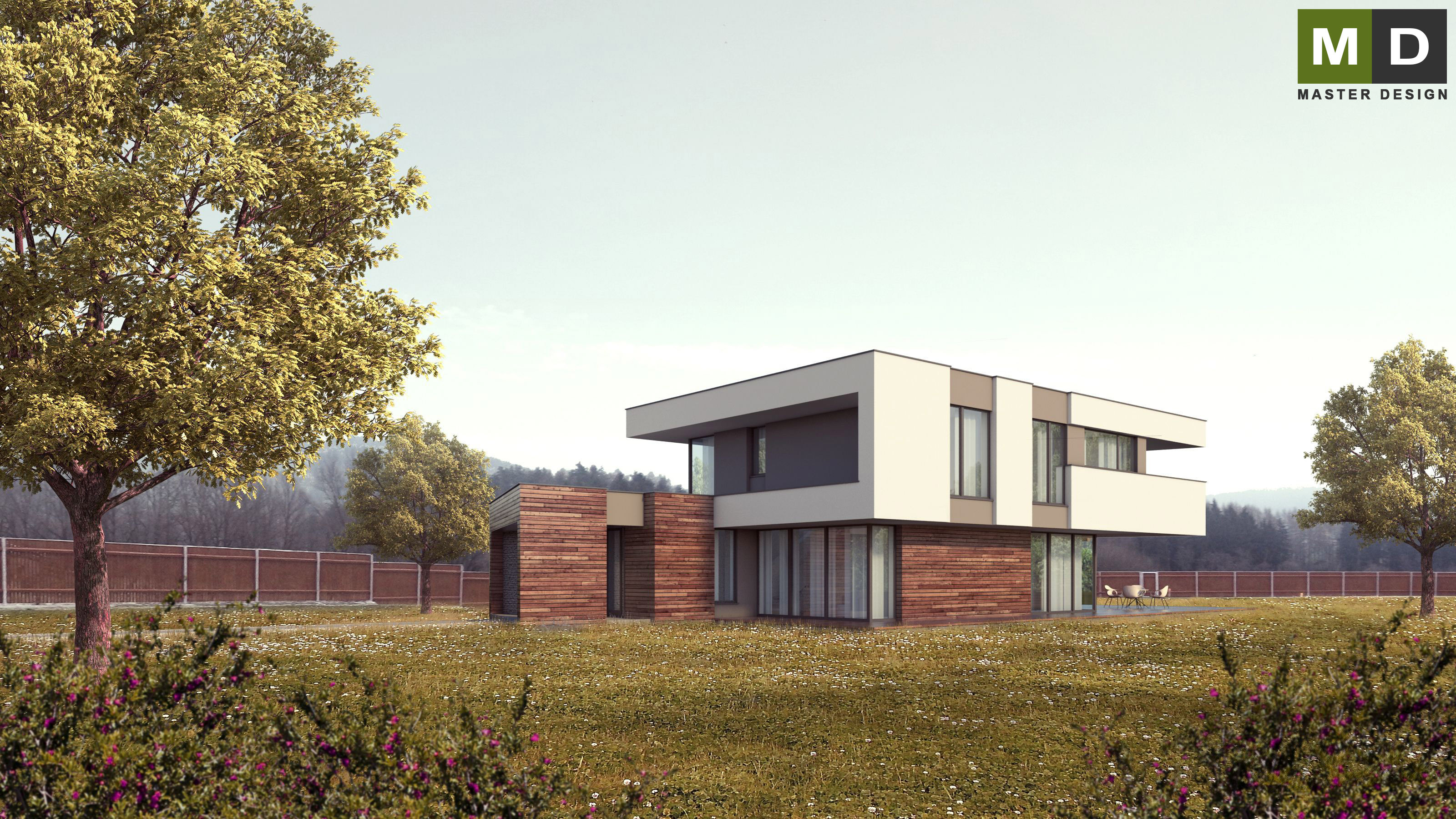Low-energy house with sunny terraceMladá Vožice u Tábora - visualisation3 Low-energy house with sunny terraceMladá Vožice u Tábora - visualisation3