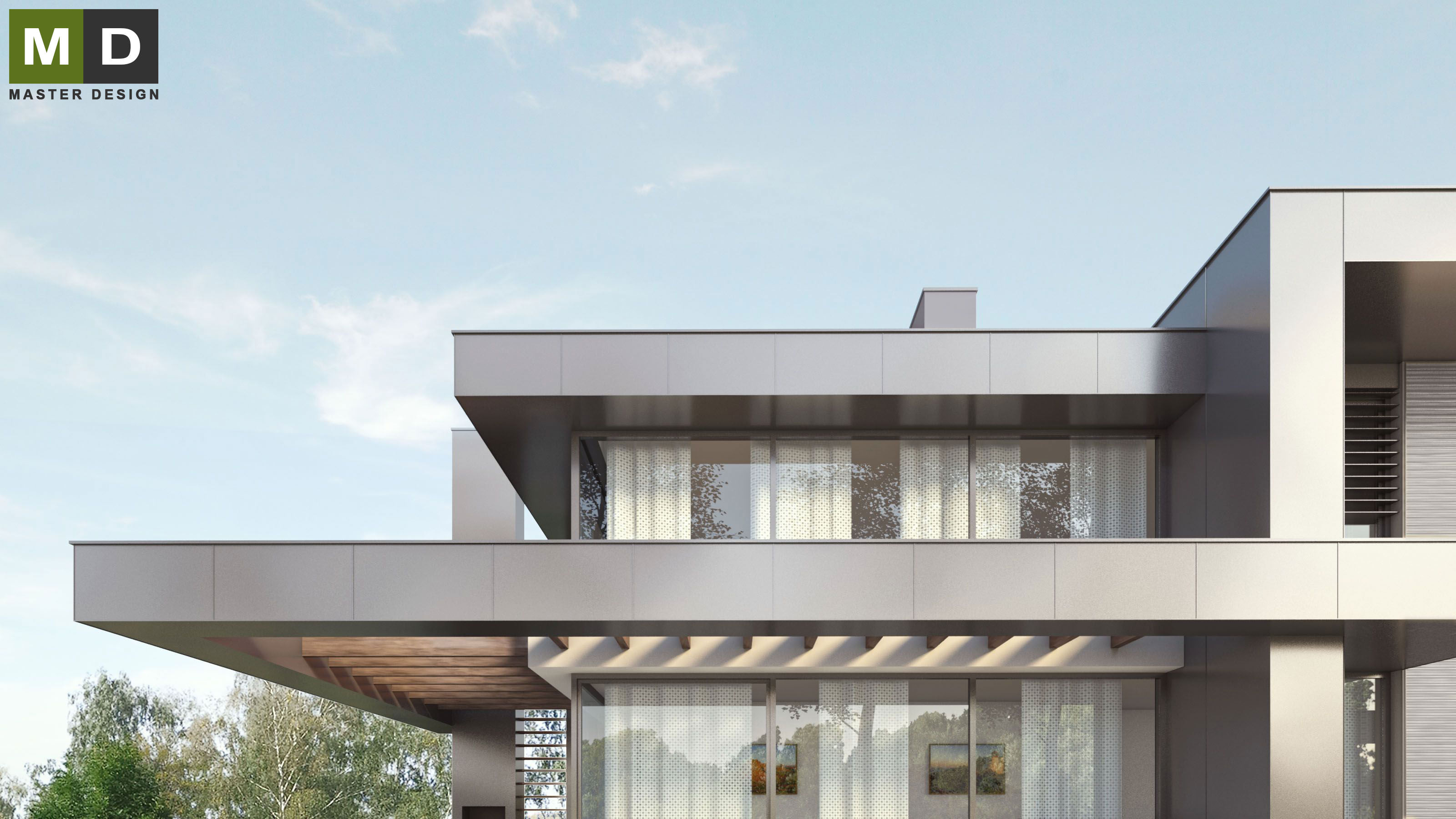 Luxusní pasivní dům s proskleným výhledem do zahradyBrušperk - vizualizace4 Luxusní pasivní dům s proskleným výhledem do zahradyBrušperk - vizualizace4