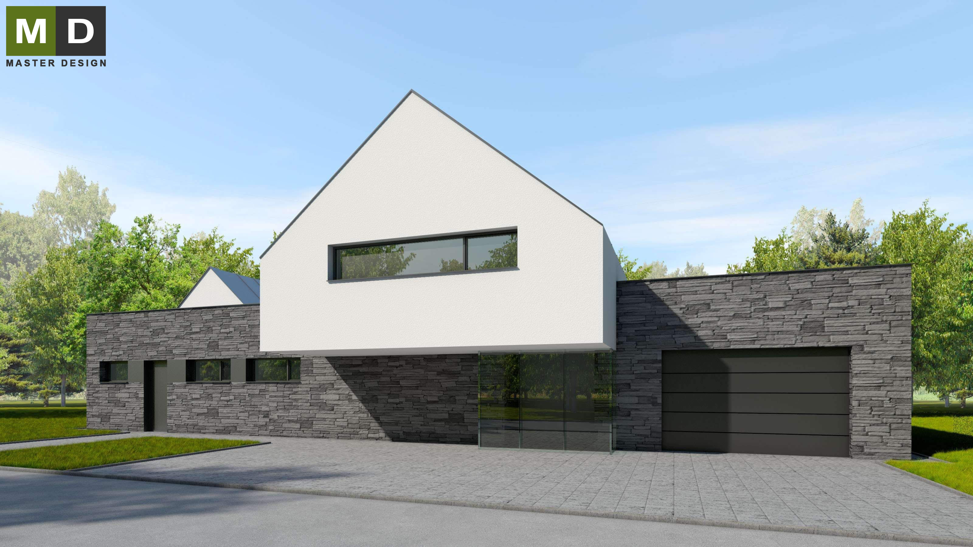 Luxusní dvougenerační atriový dům v CHKOTrojanovice - vizualizace2 Luxusní dvougenerační atriový dům v CHKOTrojanovice - vizualizace2