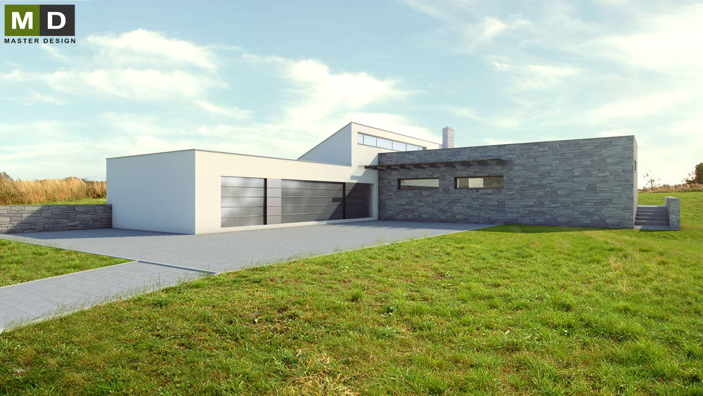 Přízemní nízkoenergetický bungalov do LPetřkovice - vizualizace2 Přízemní nízkoenergetický bungalov do LPetřkovice - vizualizace2