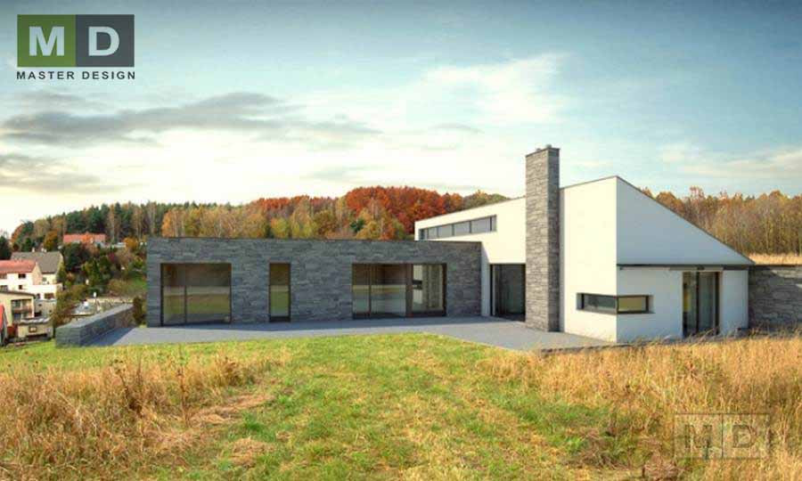 Přízemní nízkoenergetický bungalov do LPetřkovice - vizualizace3 Přízemní nízkoenergetický bungalov do LPetřkovice - vizualizace3