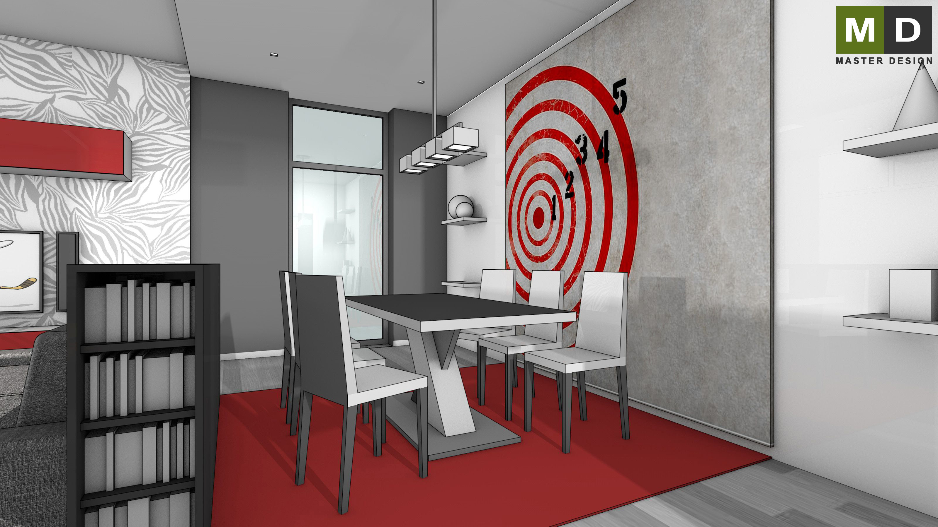 Family house interiorPraha Čestlice - visualisation4