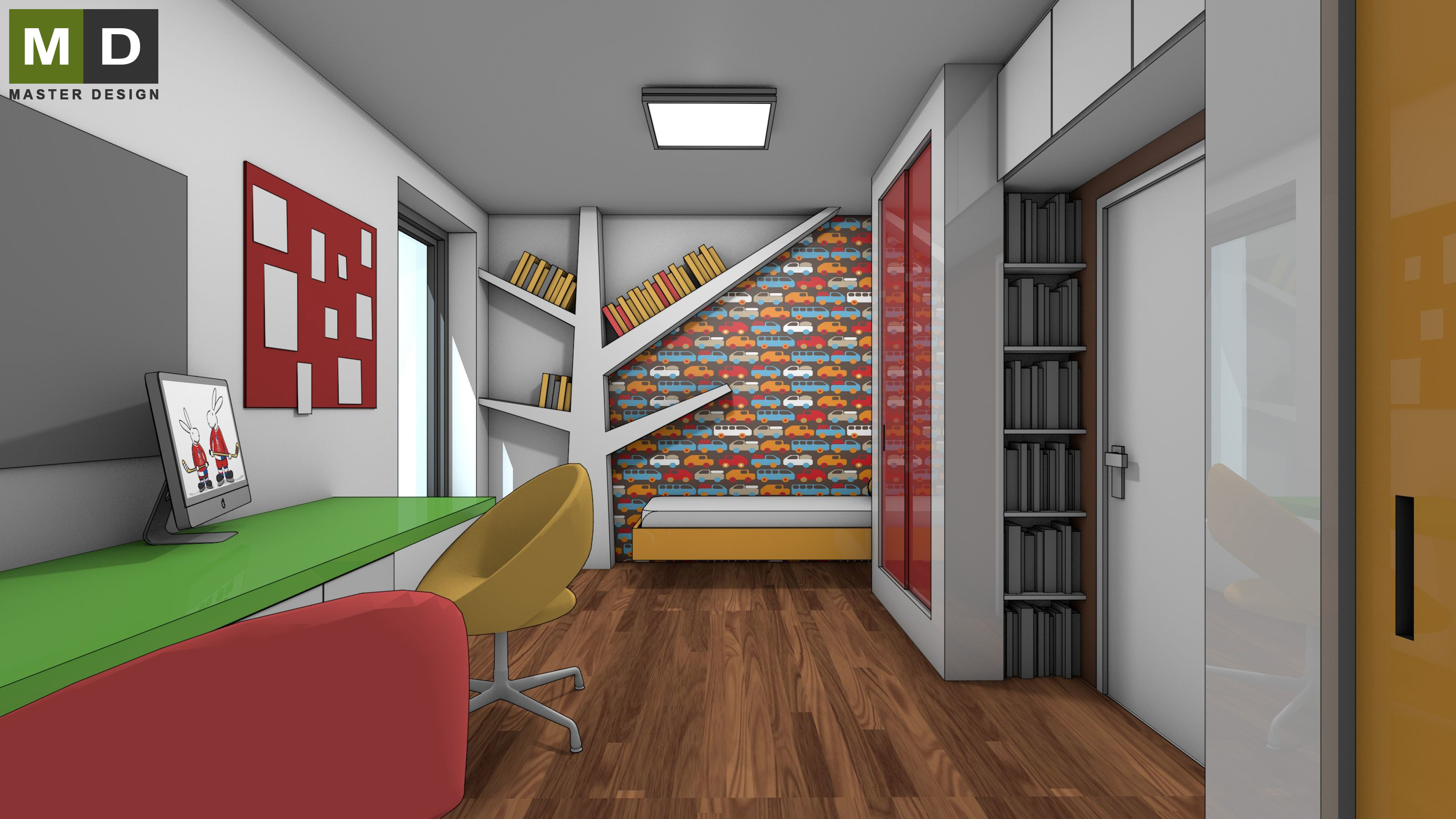 Family house interiorPraha Čestlice - visualisation5