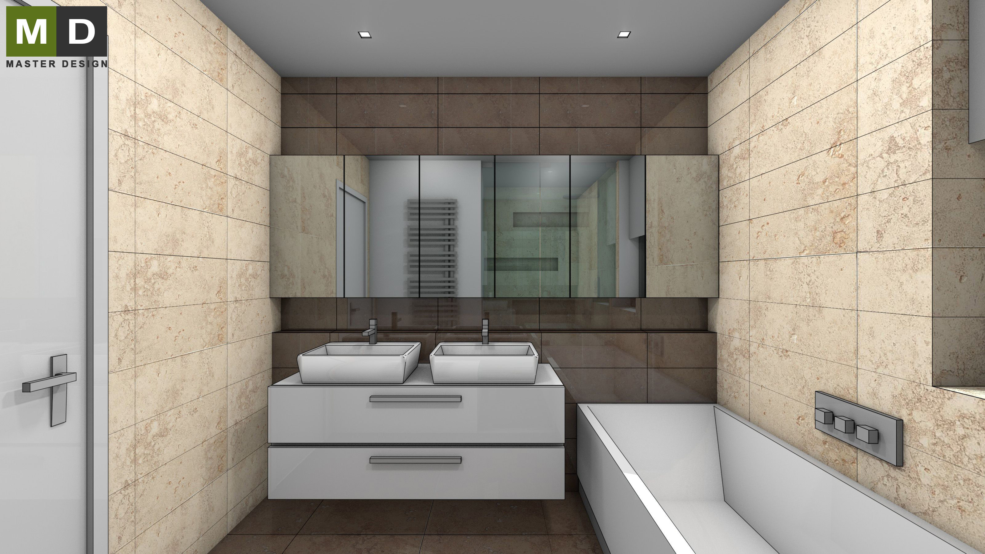 Family house interiorPraha Čestlice - visualisation11