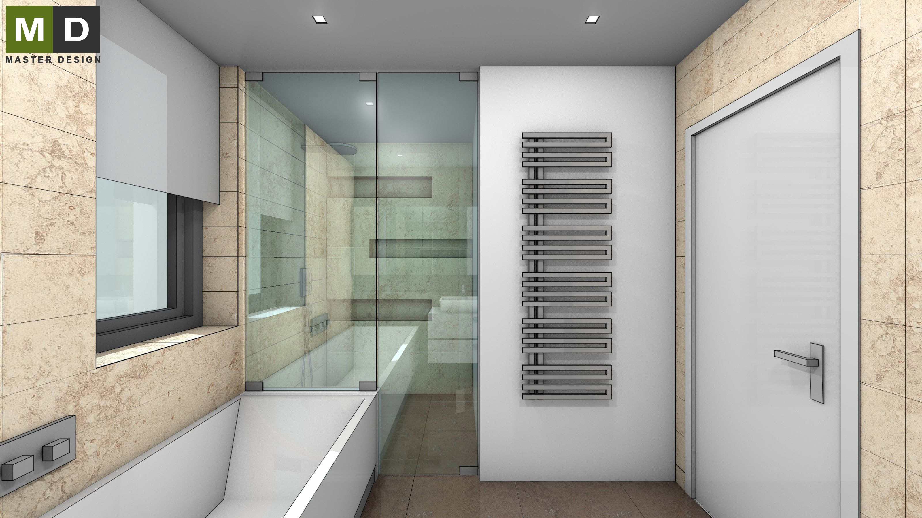 Family house interiorPraha Čestlice - visualisation12