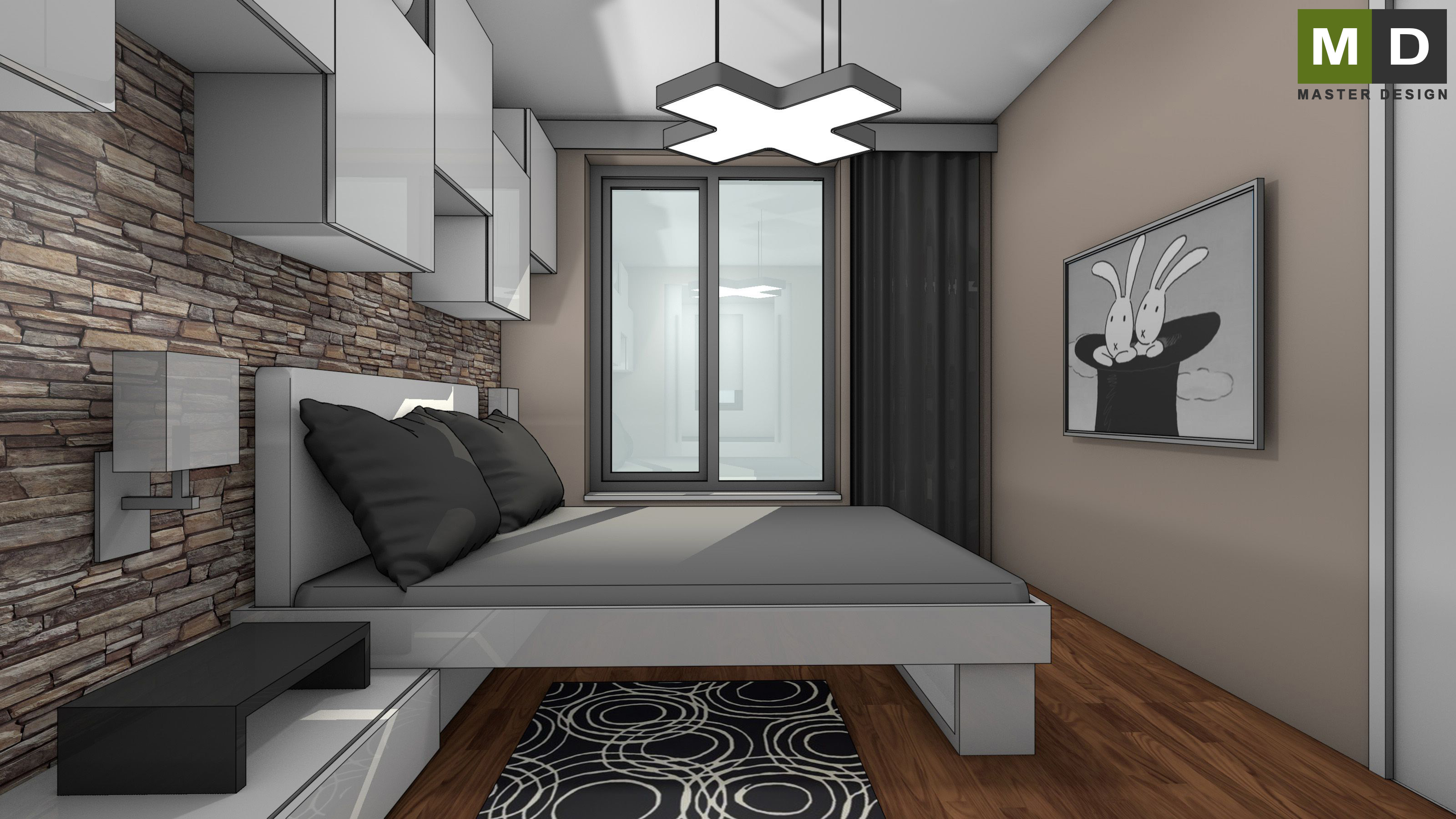 Family house interiorPraha Čestlice - visualisation13