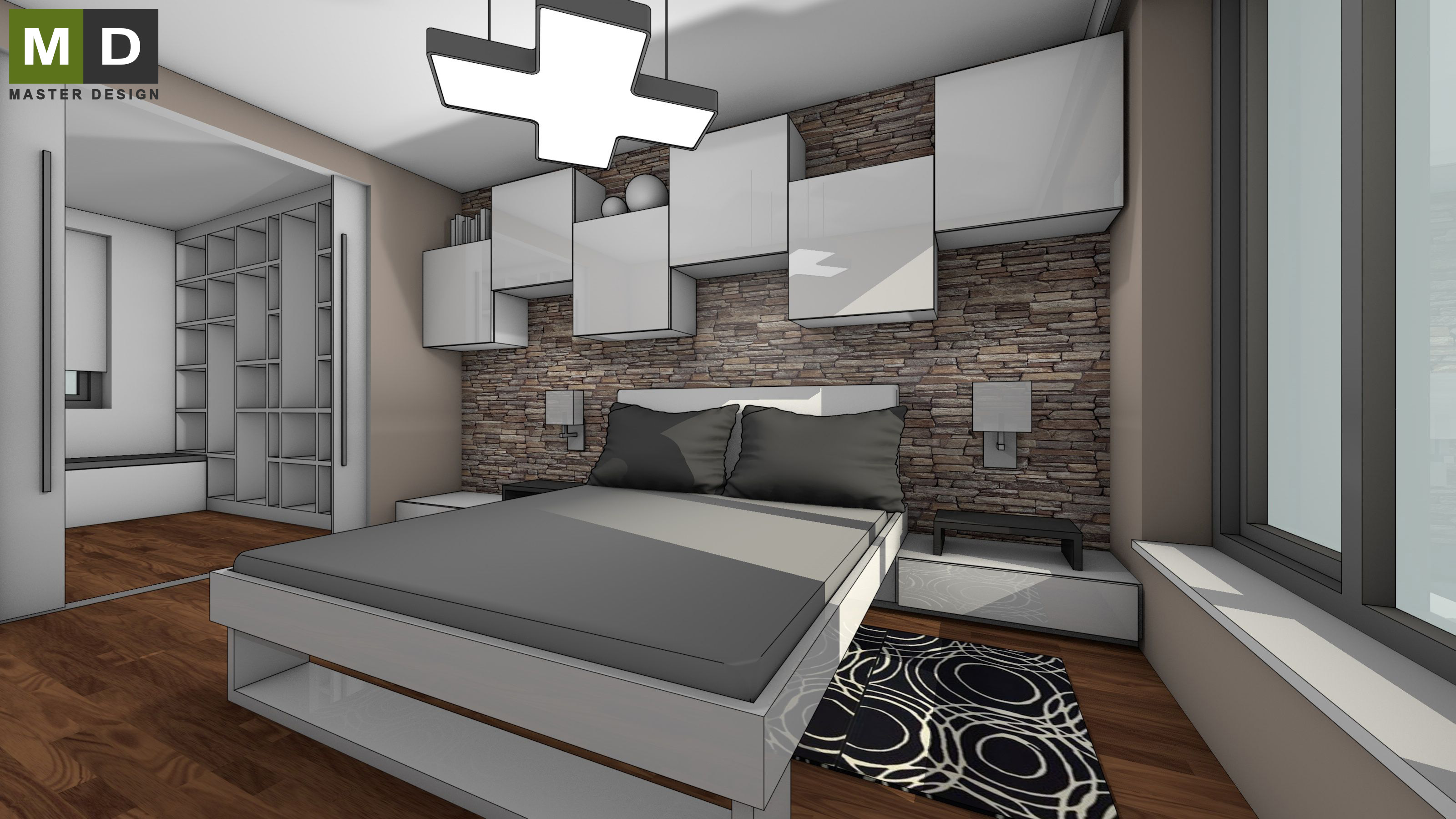 Family house interiorPraha Čestlice - visualisation14
