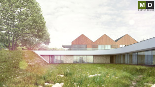 Luxury villa with an indoor pool and three apartments - Chvalíkovice - main visualisation