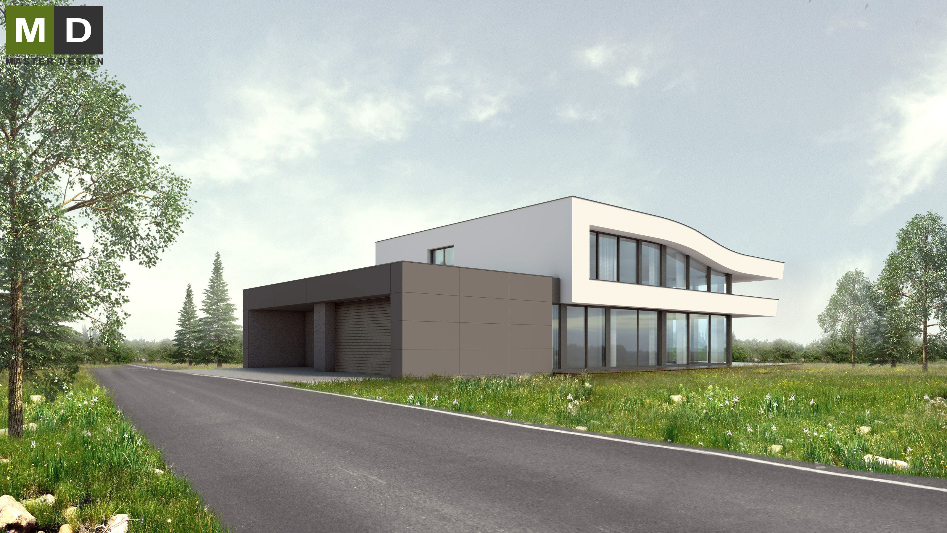 Luxury two-storey houseMalé Kyšice - visualisation4 Luxury two-storey houseMalé Kyšice - visualisation4