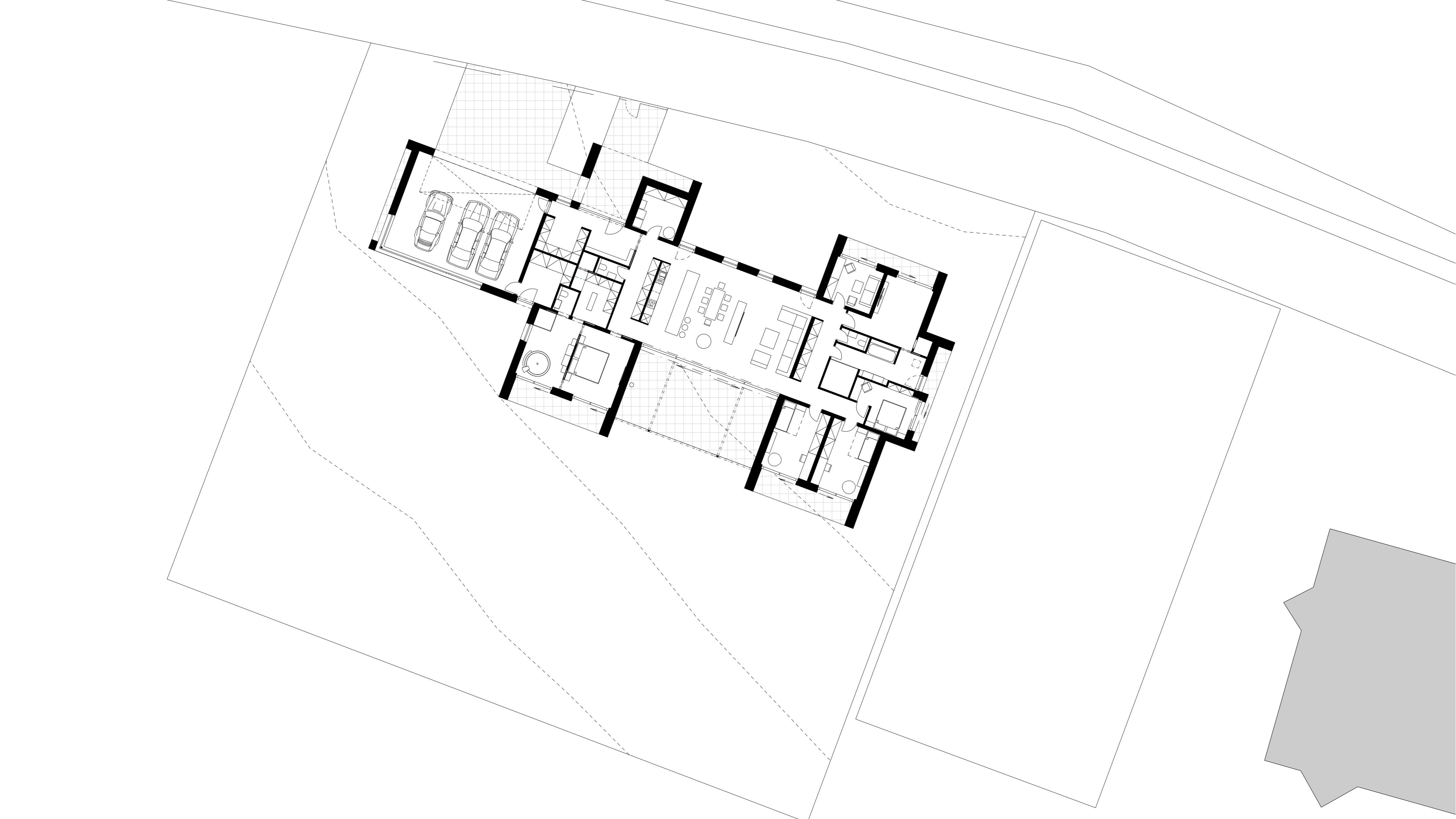 Compact luxury bungalow with a saddle roofKlokoty Tábor - visualisation5 Compact luxury bungalow with a saddle roofKlokoty Tábor - visualisation5