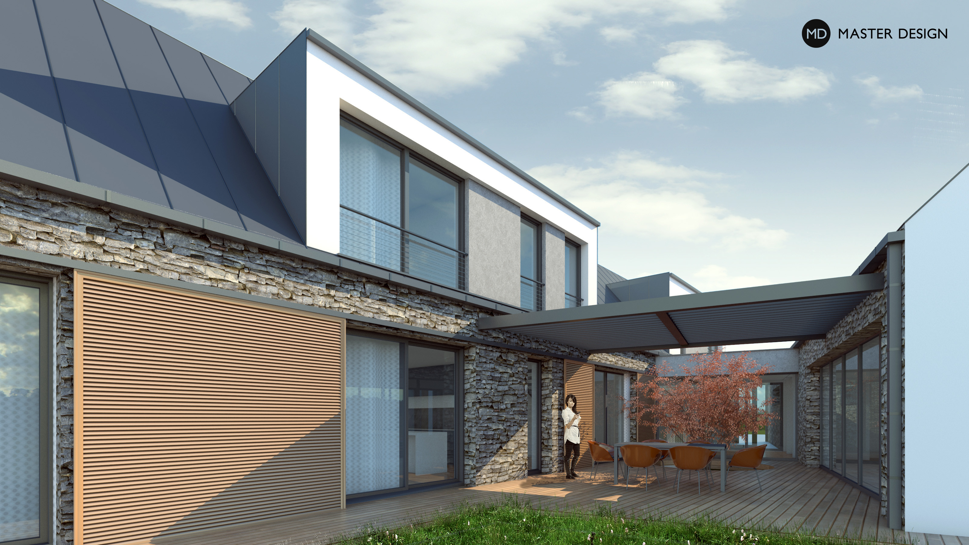 Family houseZeleneč u Prahy - visualisation3 Family houseZeleneč u Prahy - visualisation3
