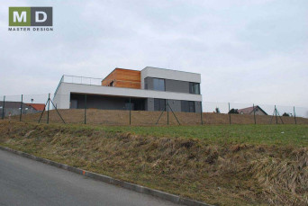 Realizace - Luxusní dům s garáží a výhledem na kostel Kostelec u Zlína - hlavní vizualizace