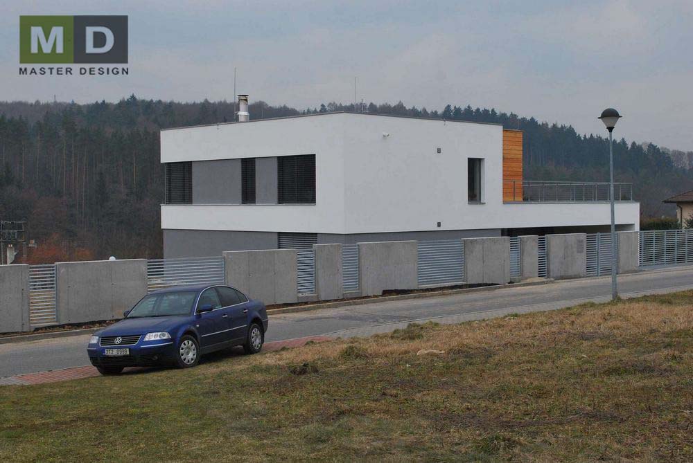 RealizaceLuxusní dům s garáží a výhledem na kostel Kostelec u Zlína - vizualizace2