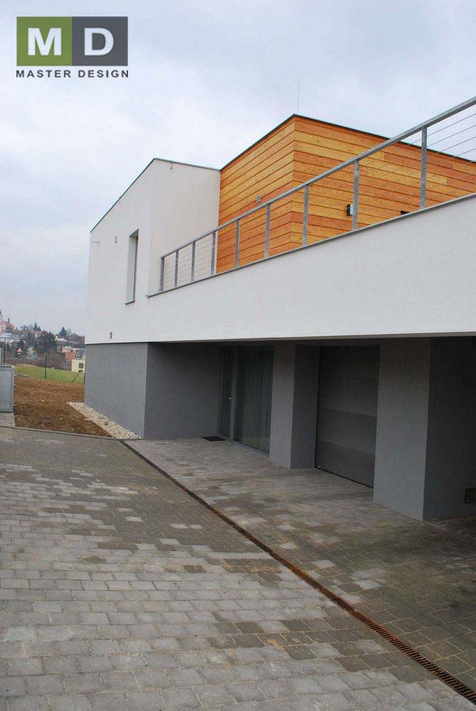 RealizaceLuxusní dům s garáží a výhledem na kostel Kostelec u Zlína - vizualizace5