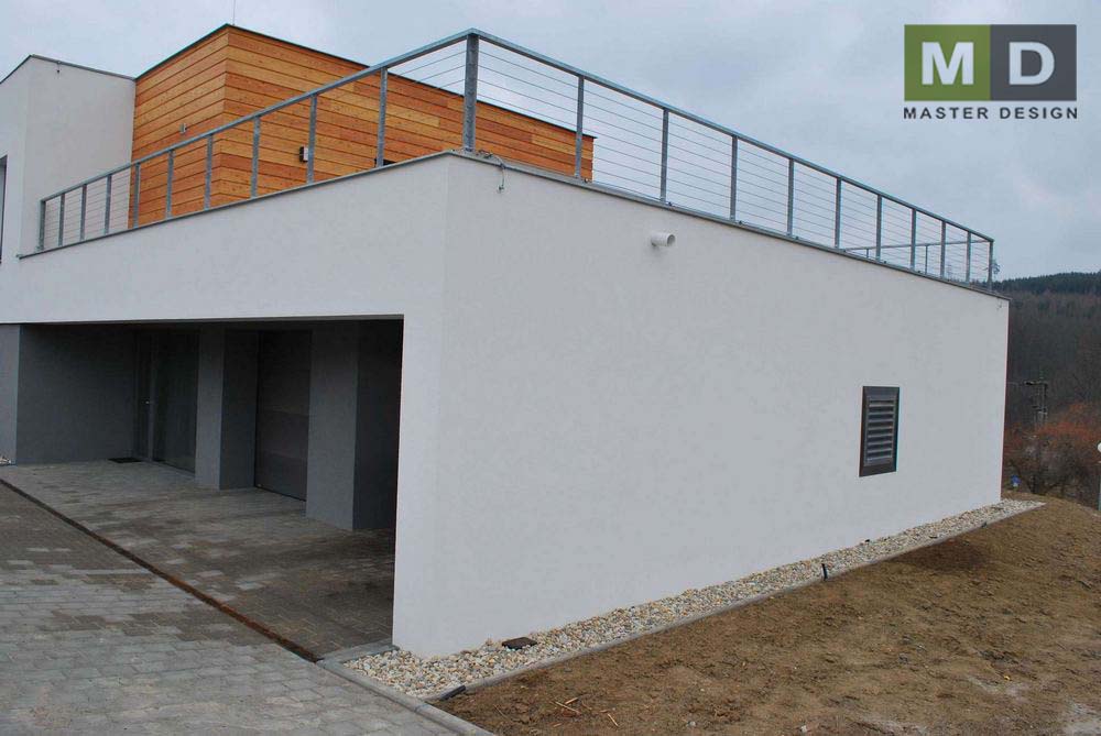 RealizaceLuxusní dům s garáží a výhledem na kostel Kostelec u Zlína - vizualizace6