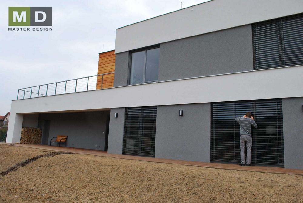 RealizaceLuxusní dům s garáží a výhledem na kostel Kostelec u Zlína - vizualizace8