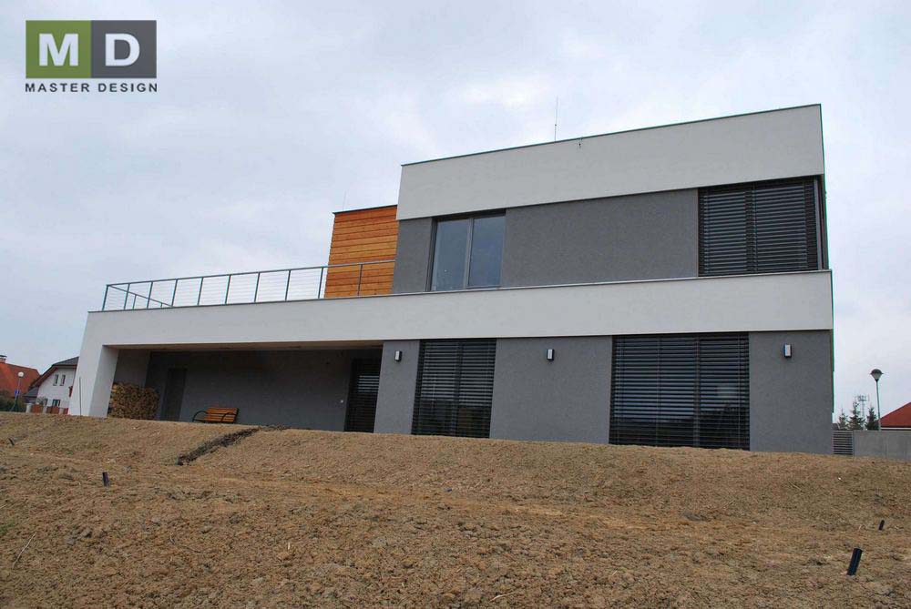 RealizaceLuxusní dům s garáží a výhledem na kostel Kostelec u Zlína - vizualizace9