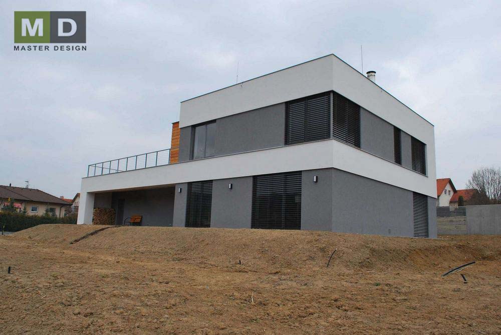 RealizaceLuxusní dům s garáží a výhledem na kostel Kostelec u Zlína - vizualizace10