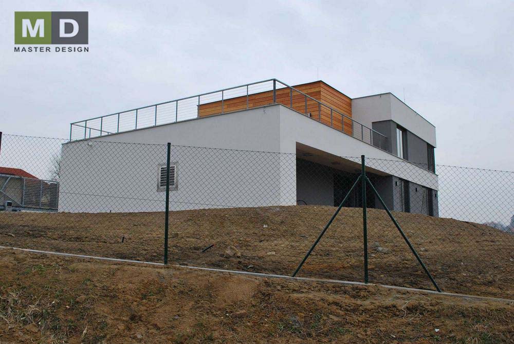 RealizaceLuxusní dům s garáží a výhledem na kostel Kostelec u Zlína - vizualizace16