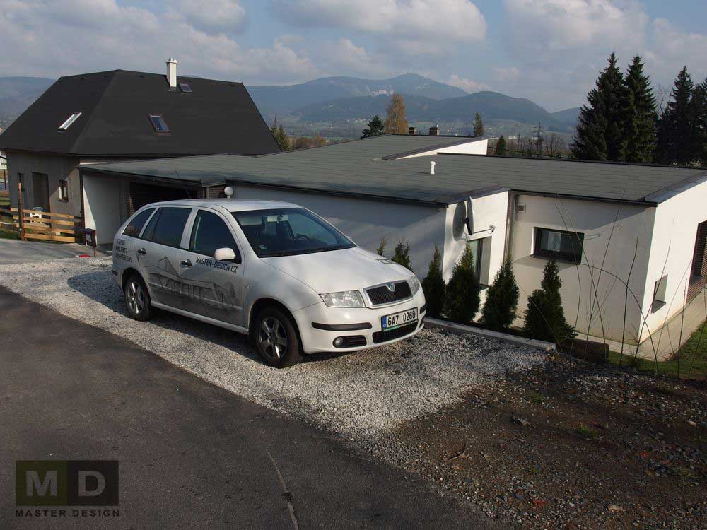 RealisationNízkoenergetický přízemní bungalov do L s garáží Frýdlant - visualisation8