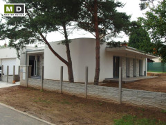 Realisation - Bungalov s garáží ve funkcionalistickém stylu Praha Pitkovice - main visualisation