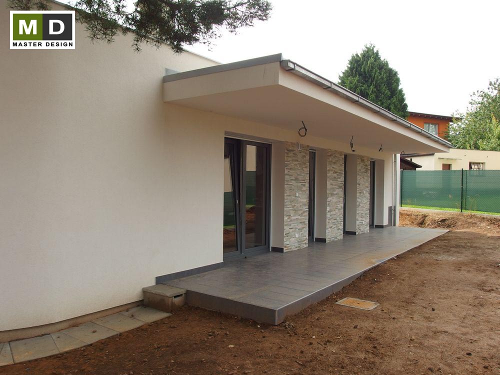RealizaceBungalov s garáží ve funkcionalistickém stylu Praha Pitkovice - vizualizace9