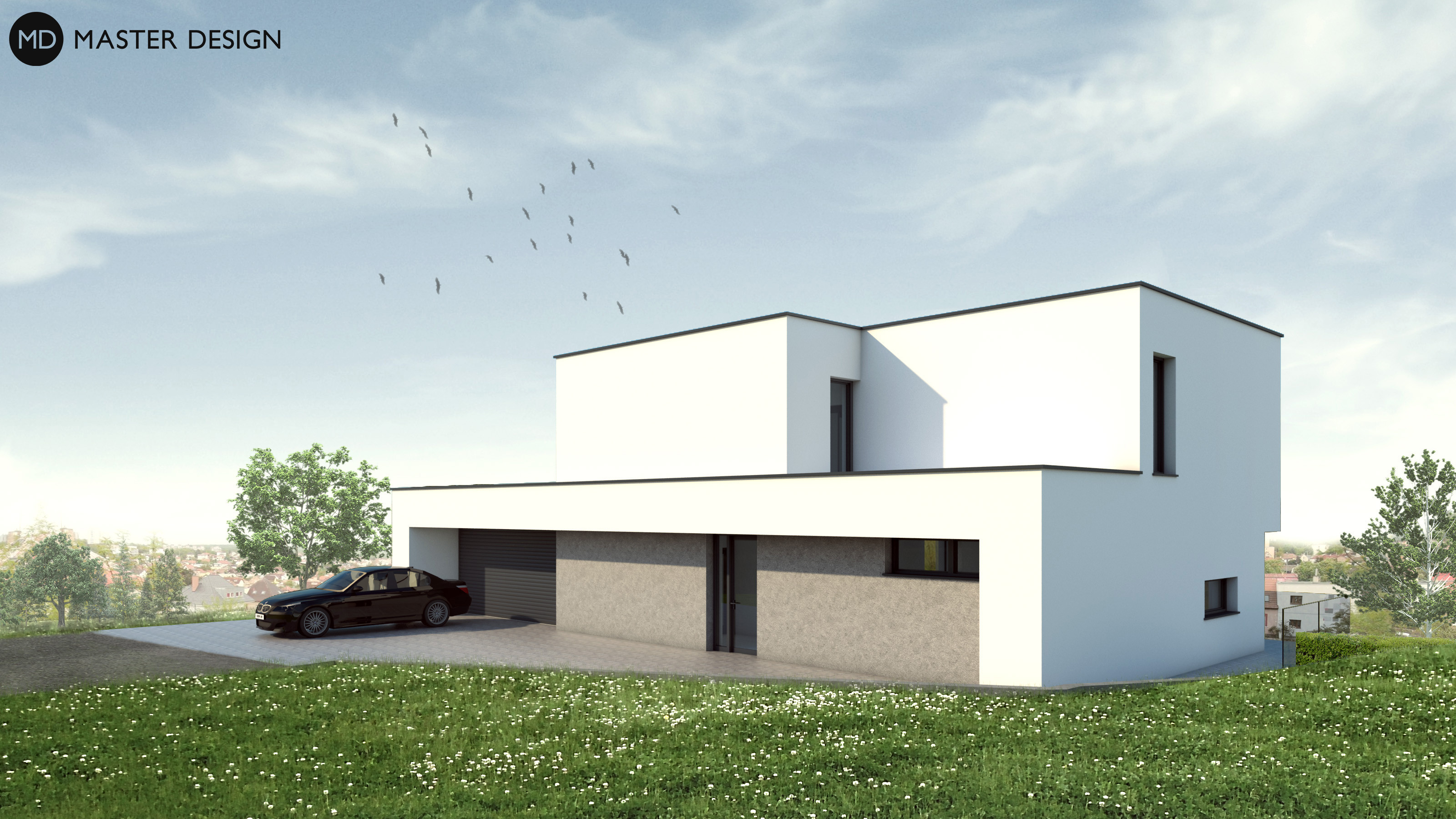 Family housePraha Modřany - visualisation2 Family housePraha Modřany - visualisation2