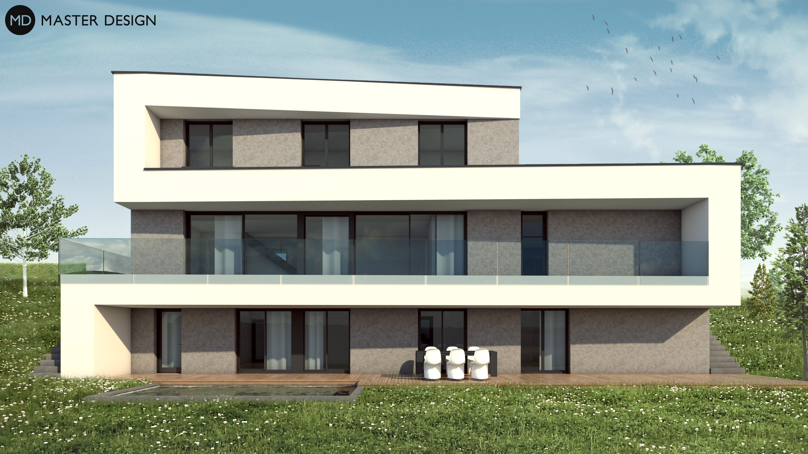 Family housePraha Modřany - visualisation3 Family housePraha Modřany - visualisation3