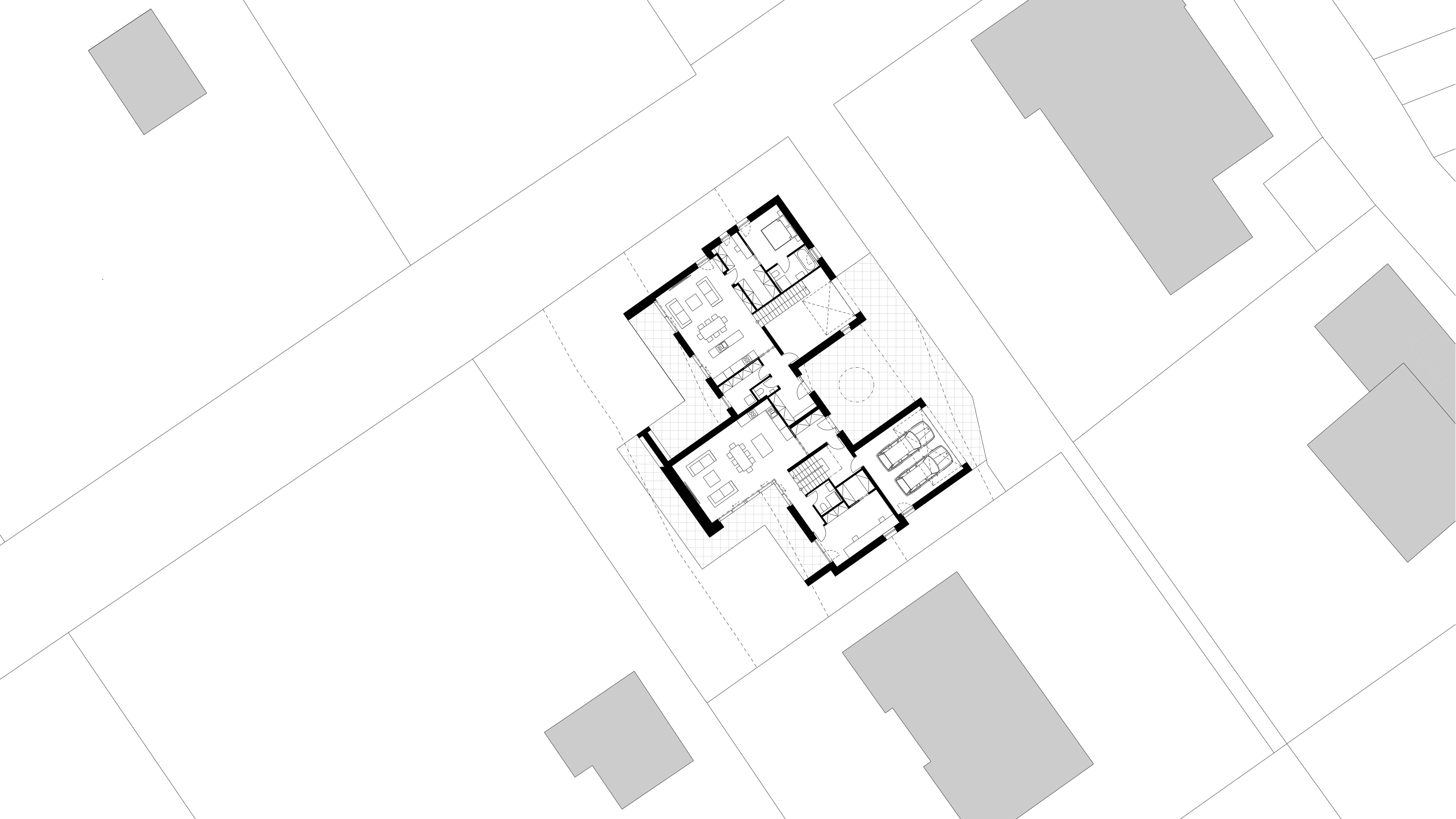 Moderní dvojdomek pro majitele stavební firmy s velkoformátovým obkladem Malé Kyšice - vizualizace4 Moderní dvojdomek pro majitele stavební firmy s velkoformátovým obkladem Malé Kyšice - vizualizace4
