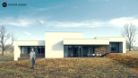 Atypický víceúrovňový bungalov pro právníka - Krmelín - hlavní vizualizace
