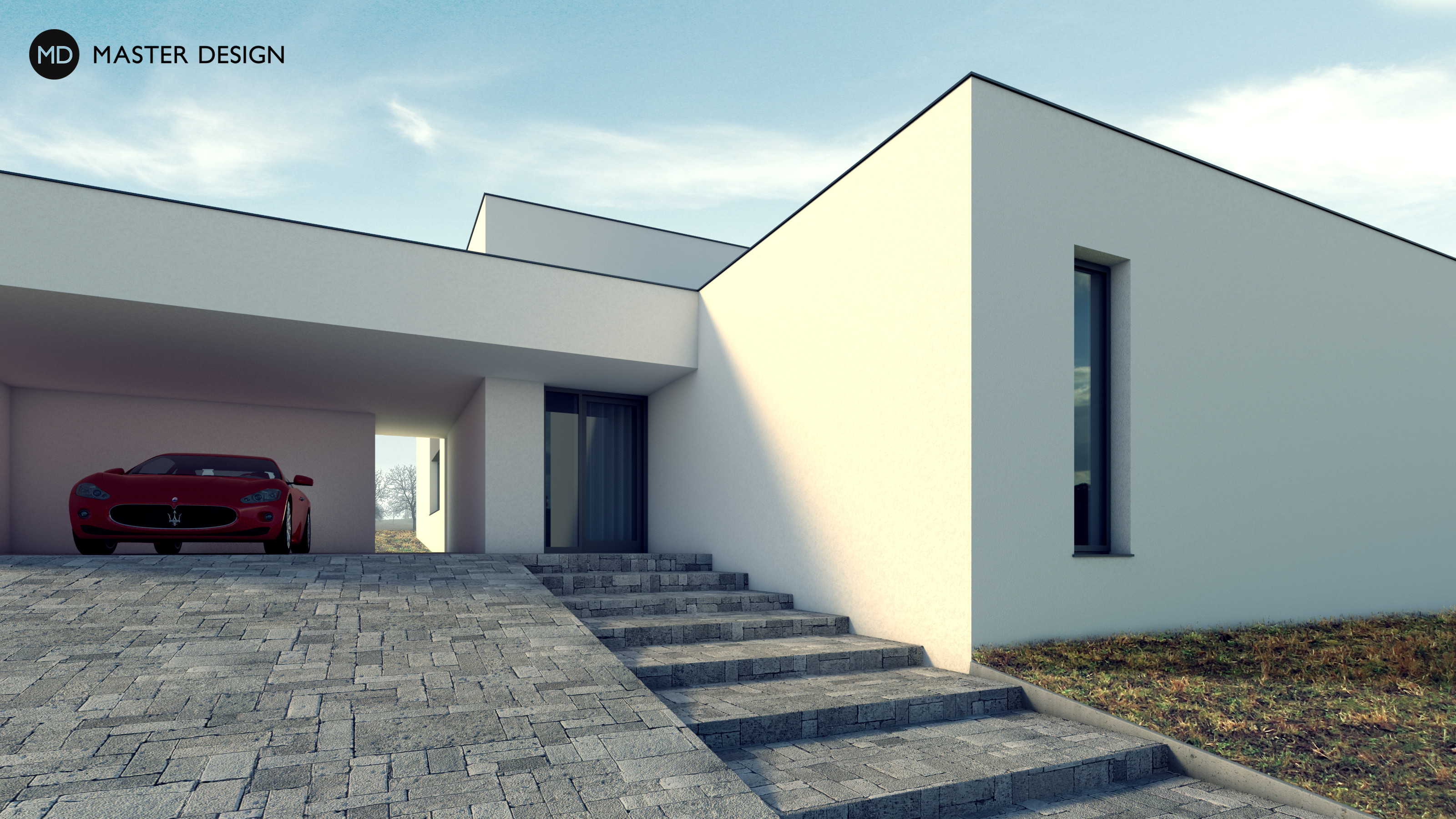 Atypický víceúrovňový bungalov pro právníkaKrmelín - vizualizace3 Atypický víceúrovňový bungalov pro právníkaKrmelín - vizualizace3