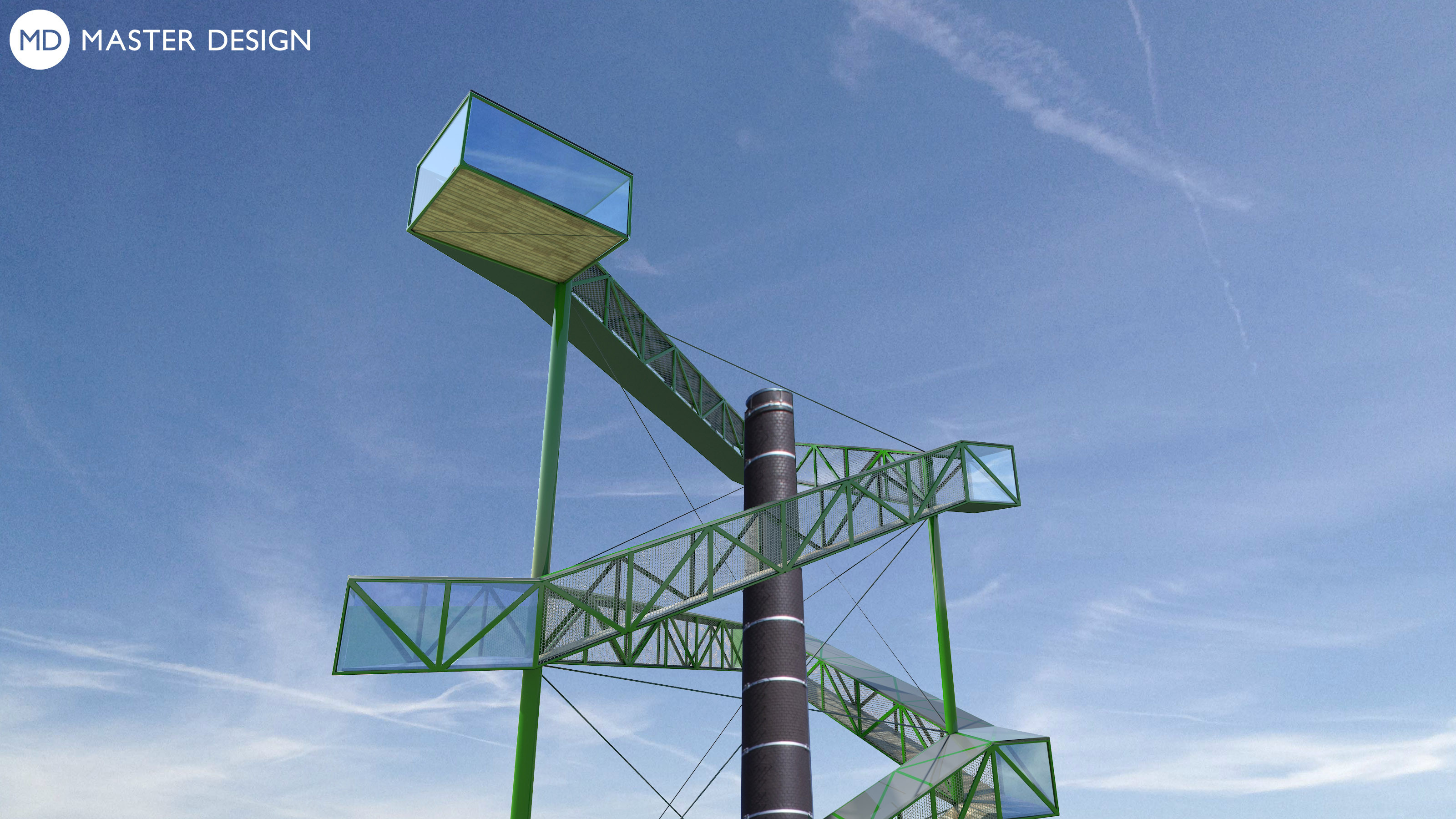 Lookout towerHumpolec - visualisation3