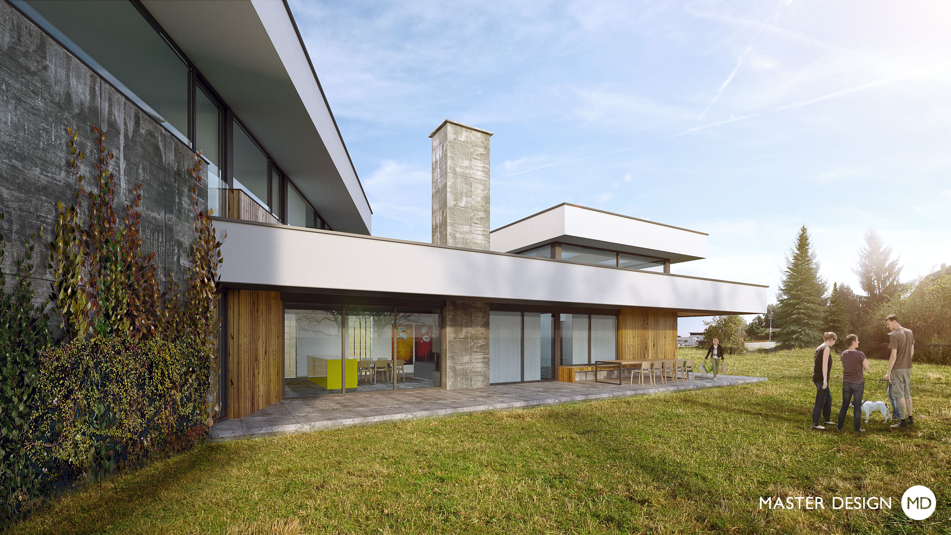 Family housePraha Hostavice - visualisation2 Family housePraha Hostavice - visualisation2