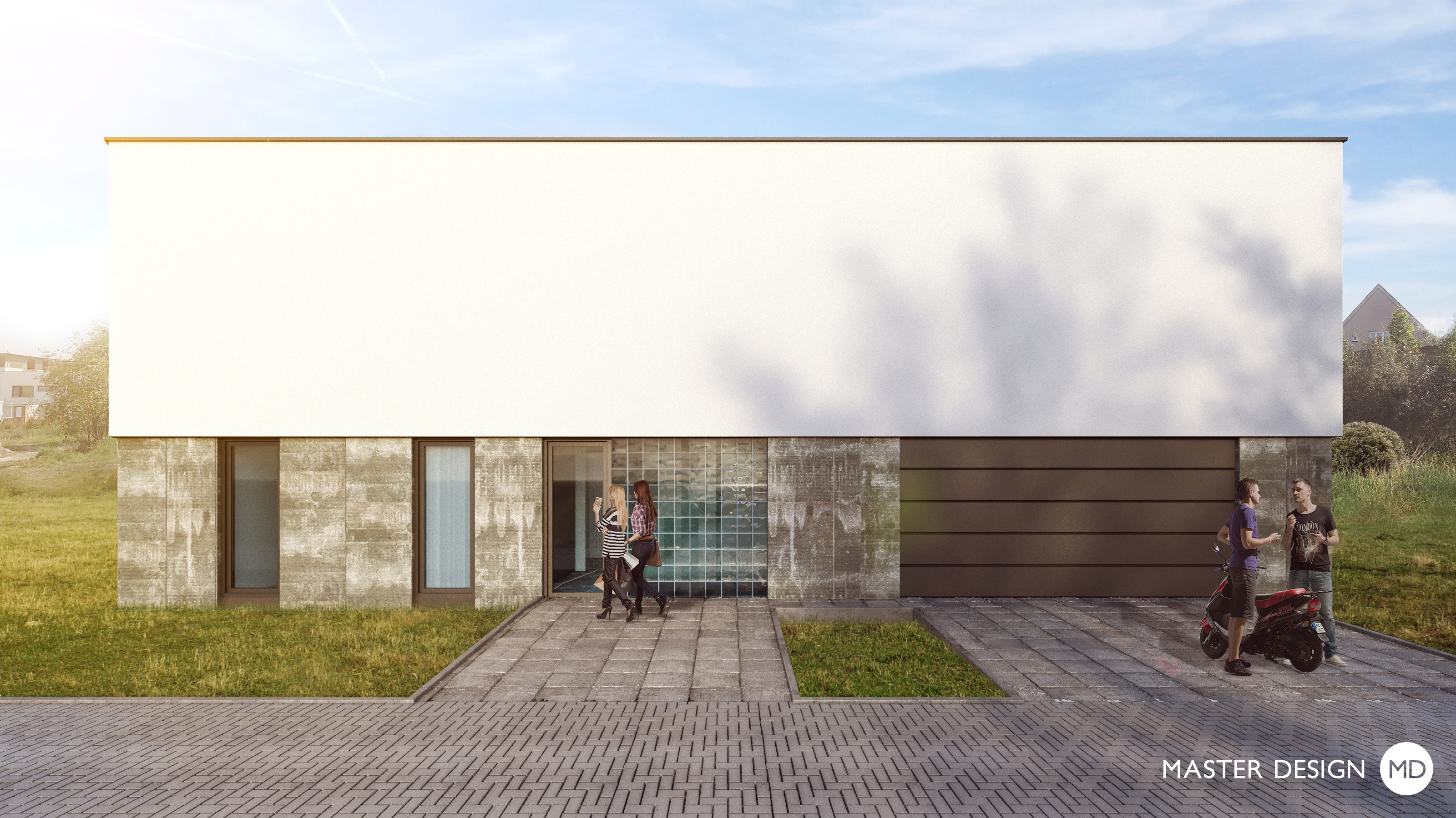 Family housePraha Hostavice - visualisation3 Family housePraha Hostavice - visualisation3