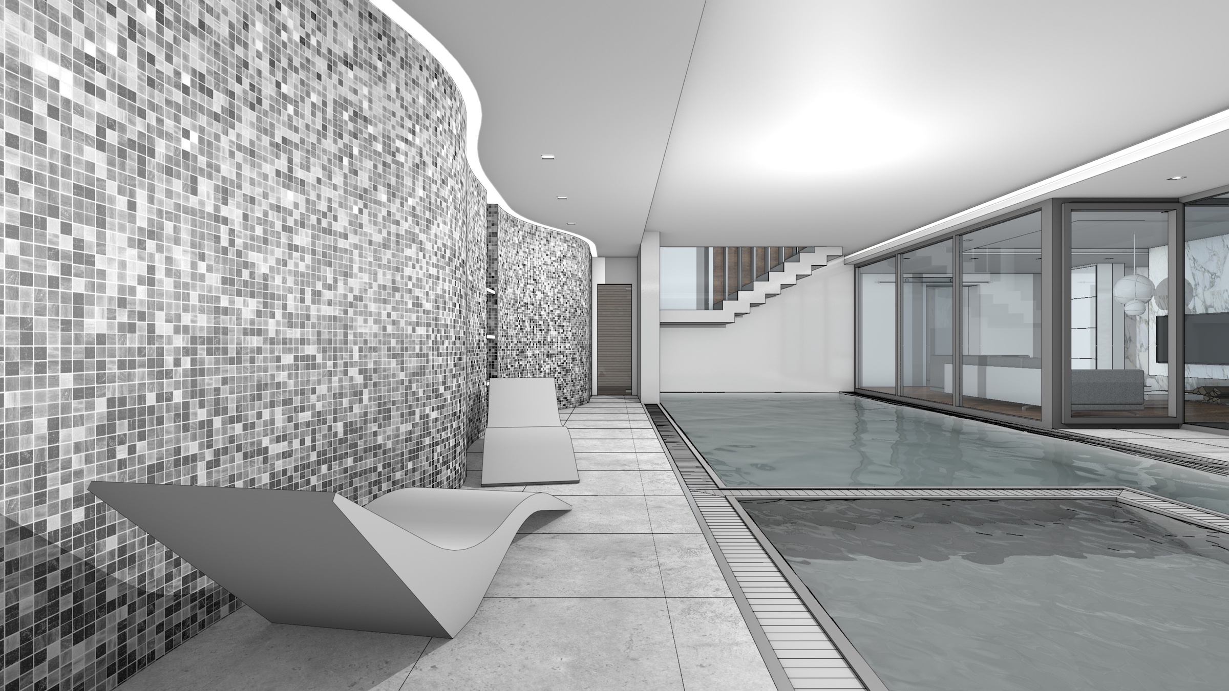 Family house interiorTovéř u Olomouce - visualisation2